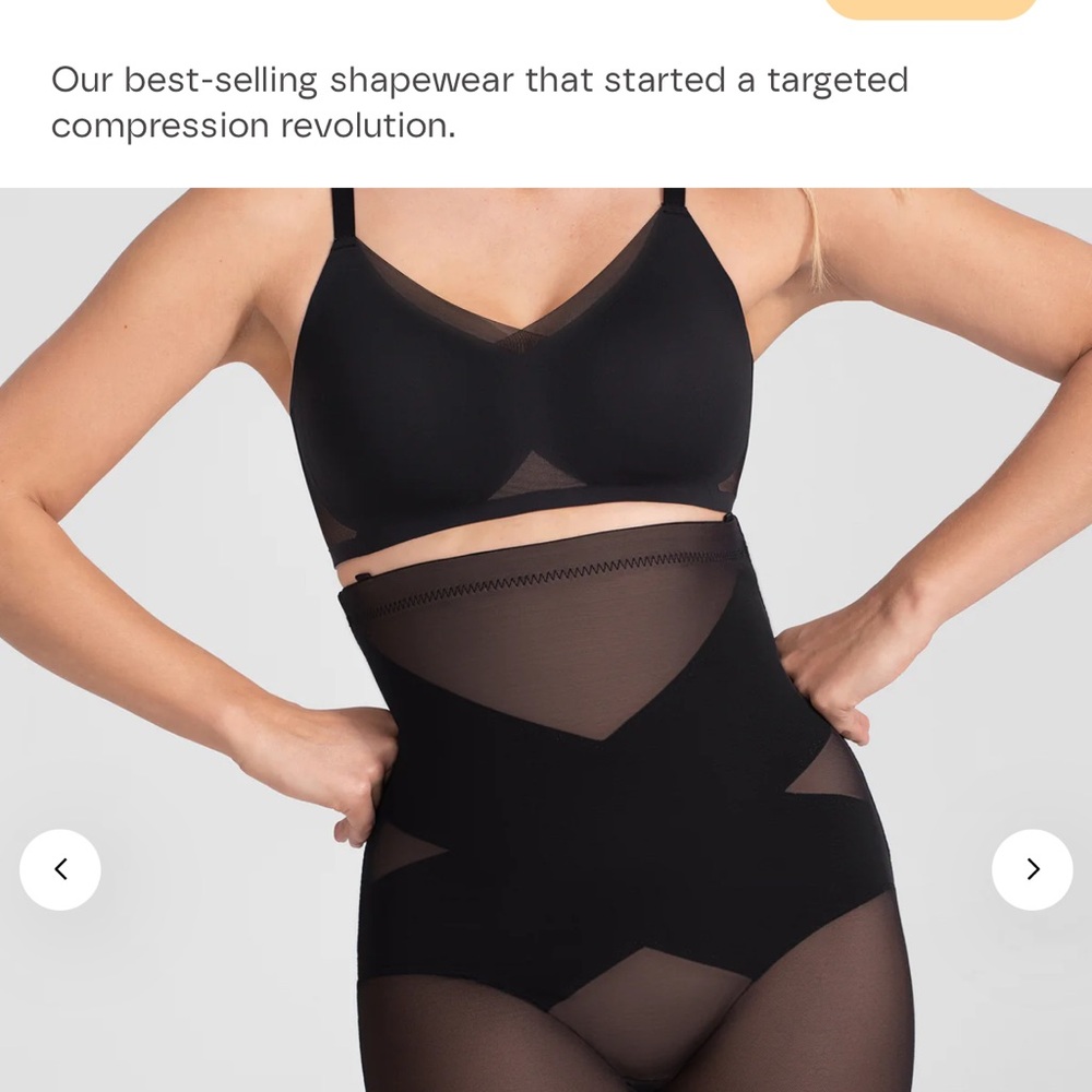 Honeylove Black Super Power Short 
Shapewear size 2X  NWT. Size 2X